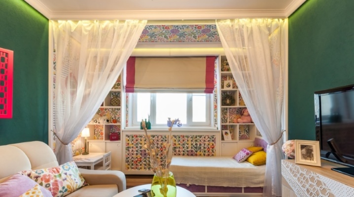 Návrh malého ložnice-obývacího pokoje